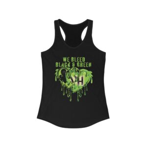 VillainsHeroes Racerback - We Bleed Black And Green